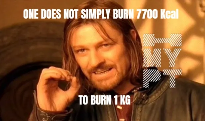 Kunċett ta' telf tal-piż ta' 7700 kcal biex titlef 1 kg minn My Personal Trainer Malta