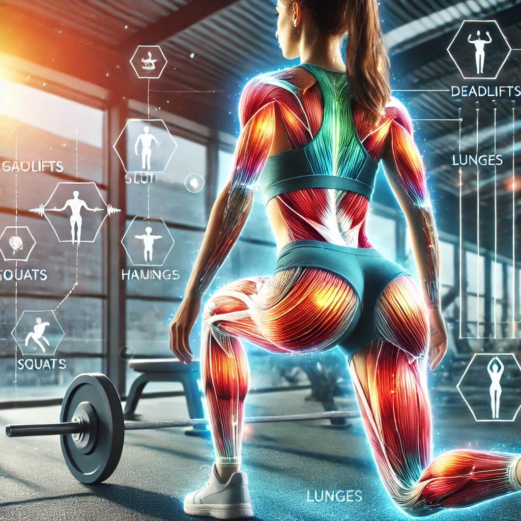 High-energy visuals showcasing posterior chain training for MyPersonalTrainerMalta.com. Images feature athletes performing deadlifts, hip thrusts, kettlebell swings, and lunges in a gym setting. Outdoor shots highlight runners and cyclists powering through Malta’s scenic landscapes, emphasizing glute and hamstring engagement. Close-ups of proper form during glute bridges and Romanian deadlifts demonstrate targeted muscle activation. The imagery captures strength, athletic performance, and injury prevention, inspiring viewers to prioritize posterior chain exercises for improved fitness and well-being.